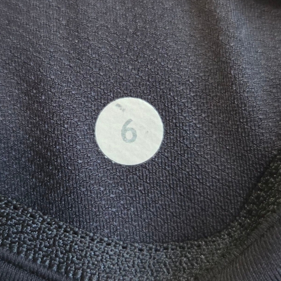 Lululemon Athletica Black Patterned Athletic Shorts Size 6 - Picture 5 of 5